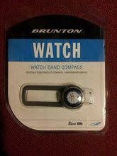 Load image into Gallery viewer, Brunton Tag Along Watch Band Liquid Filled Compass Fits Any Watchband Hiking