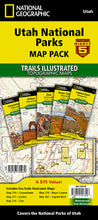 Load image into Gallery viewer, National Geographic UT Mighty 5 Park Map Pack Bundle TI01020773B
