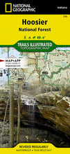 Load image into Gallery viewer, National Geographic Trails Illustrated Indiana Hoosier National Forest Map TI00000770