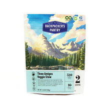 Load image into Gallery viewer, Backpacker's Pantry Three Amigos Veggie Stew 2-Serving Freeze Dried Camping Food
