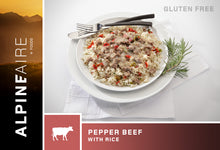 Load image into Gallery viewer, AlpineAire Pepper Beef with Rice 60402