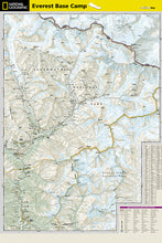 Load image into Gallery viewer, National Geographic Adventure Map Everest Base Camp AD00003001