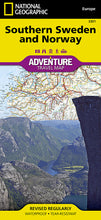 Load image into Gallery viewer, National Geographic Adventure Map Southern Sweden & Norway Europe AD00003301