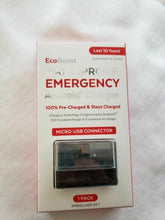 Load image into Gallery viewer, ECOXGEAR EcoBoost Micro-USB Cell Phone / Android Charger w/10-Year Battery