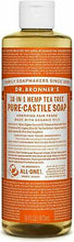Load image into Gallery viewer, Dr Bronner's / Bronners 18-In-1 Hemp Tea Tree Pure-Castile Soap 16 oz Organic