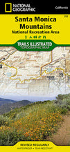 Load image into Gallery viewer, National Geographic Trails Illustrated CA Santa Monica Mountain Natl Rec Map TI00000253