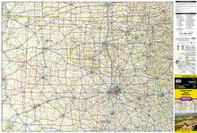 Load image into Gallery viewer, National Geographic Adventure Map US Texas TX & Oklahoma OK AD00003123