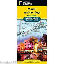 Load image into Gallery viewer, National Geographic City Destination Map Miami & the Keys DC00620358
