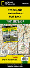 Load image into Gallery viewer, National Geographic Stanislaus Nat Forest Map Pack Bundle TI01021250B