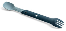 Load image into Gallery viewer, UCO Switch Spork Utensil Set w/Tether Stone Blue F-SP-SWITCH