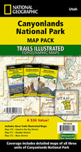 Load image into Gallery viewer, National Geographic UT Utah Canyonlands Nat'l Park Map Pack TI01021193B