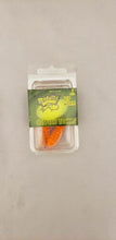 Load image into Gallery viewer, Mudville Catmaster Orange Dip Worm/Bait Catfish Lure w/Treble Hook/Leader 2-Pack