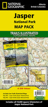 Load image into Gallery viewer, National Geographic Canada Jasper Nat'l Park Map Pack Bundle TI01021195B