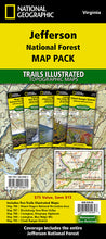 Load image into Gallery viewer, National Geographic Jefferson Nat Forest Map Pack Bundle TI01021241B