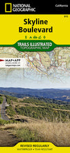Load image into Gallery viewer, National Geographic California Skyline Boulevard Trails Illustrated Map TI00000815