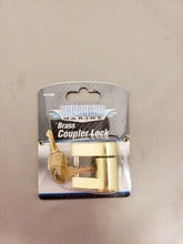 Load image into Gallery viewer, Shoreline Marine Sturdy Brass Trailer Hitch Coupler Latch Lock w/2 Keys