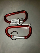 Load image into Gallery viewer, Liberty Mountain Multi-Biner 80mm (3.15") HA Aluminum Carabiners Red 2-Pack
