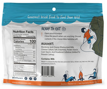 Load image into Gallery viewer, Bushka's Kitchen Monterey Jack Cheese Bites 10-Servings Freeze Dried Food Pouch