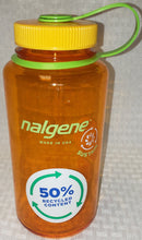 Load image into Gallery viewer, Nalgene Wide Mouth 32 oz Sustain Bottle Clementine 2020-0632