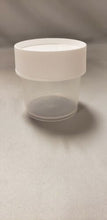Load image into Gallery viewer, Nalgene 4oz Poly Straight-Side Wide Mouth Storage Bottle/Jar Clear w/White Lid