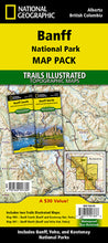 Load image into Gallery viewer, National Geographic Trails Illustrated Canada Banff Nat'l Park Map Pack Bundle