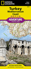 Load image into Gallery viewer, National Geographic Adventure Map Turkey Mediterranean Coast AD00003019