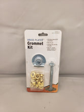 Load image into Gallery viewer, Stansport Brass-Plated Grommet Kit w/20 Metal Grommets, Punch Cutting Tool & Die