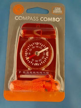 Load image into Gallery viewer, Ultimate Survival UST Combo Compass w/Thermometer, Whistle, Breakaway Lanyard