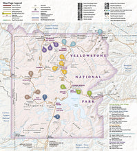 Load image into Gallery viewer, Yellowstone Nat Park Map & Day Hikes Bundle TI01021225B
