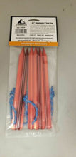 Load image into Gallery viewer, Liberty Mountain Red Anodized Aluminum 6.7" Y Tent Pegs / Stakes 6-Pack
