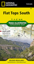 Load image into Gallery viewer, National Geographic Trails Illustrated CO Flat Tops Wilderness South Map TI00000151