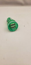 Load image into Gallery viewer, Atomic Micro Green Dual USB Port Car Charger-2.1A & 1.0A Ports for Phone/Tablet