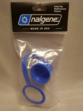 Load image into Gallery viewer, Nalgene Blue Loop-Top Replacement Lid/Cap for 16/32oz Narrow Mouth Bottle