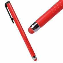 Load image into Gallery viewer, Atomic Micro Slim White Stylus for Smart Phone/Tablet w/Rubber Tip & Pocket Clip