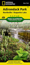 Load image into Gallery viewer, National Geographic NY Northville/ Raquette Lake Trails Illustrated Map TI00000744