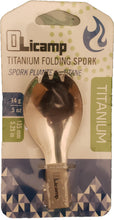Load image into Gallery viewer, Olicamp Titanium Folding Spork 328110