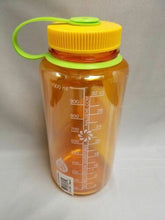 Load image into Gallery viewer, Nalgene Wide Mouth 32oz Loop Top Water Bottle Clementine w/Orange Lid BPA Free