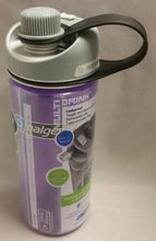 Load image into Gallery viewer, Nalgene Multidrink 20oz Purple Bottle w/Gray Cap BPA-Free Wide/Narrow/Straw Lid