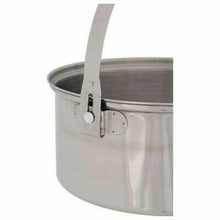Load image into Gallery viewer, Olicamp AK 1 Qt Stainless Steel Mess Kit Cookset w/Pot--Fry Pan Lid--Stuff Sack