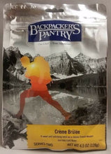 Load image into Gallery viewer, Backpacker's Pantry Creme Brulee w/Burnt Sugar Topping 2-Serving Camping Food