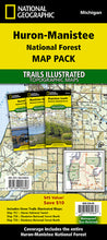 Load image into Gallery viewer, National Geographic Huron-Manistee Nat Forest Map Pack Bundle TI01021240B