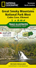 Load image into Gallery viewer, National Geographic TN/NC Great Smoky Map Bundle TI01020586B
