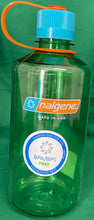 Load image into Gallery viewer, Nalgene Narrow Mouth 32oz Tritan Water Bottle Pear Green w/Blue-Orange Lid