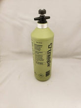 Load image into Gallery viewer, Trangia 1.0 L Green HDPE Fuel Bottle w/Safety Valve for Filling Alcohol Stoves