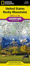 Load image into Gallery viewer, National Geographic Adventure Map US Rocky Mountains AD00003120