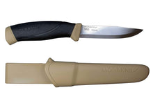 Load image into Gallery viewer, Morakniv Companion Knife w/Sheath Desert OEM M-13216