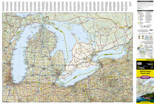 Load image into Gallery viewer, National Geographic Adventure Map US Great Lakes AD00003124