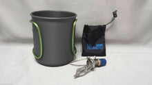 Load image into Gallery viewer, Olicamp Ion Micro Titanium Ultralight Gas Stove & Alum Space Saver Mug Combo