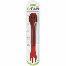 Load image into Gallery viewer, Humangear GoBites Duo Spoon/Fork Combo Utensil Red - Sturdy BPA-Free Nylon