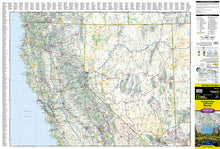 Load image into Gallery viewer, National Geographic US California Nevada Adventure Travel Map